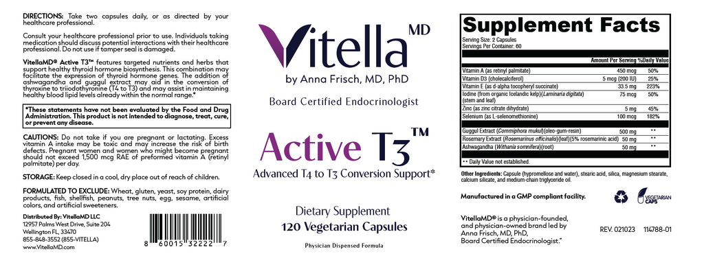 VitellaMD® Active T3
