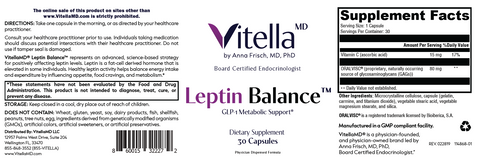 VitellaMD Leptin Balance